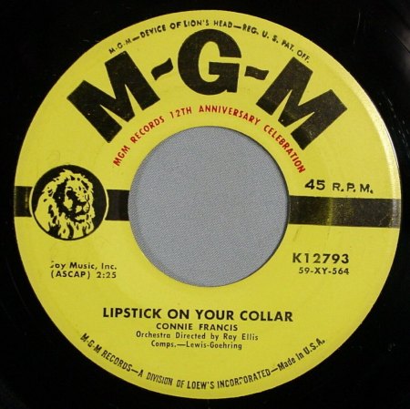 Connie Francis-Bio und die US-Singles