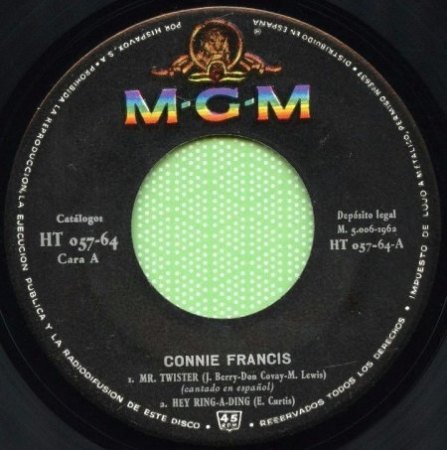 CONNIE FRANCIS EP's