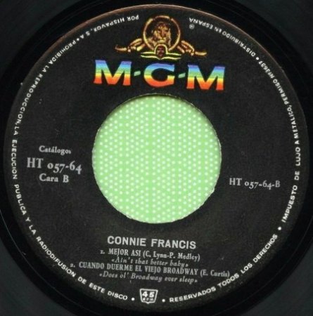 CONNIE FRANCIS EP's