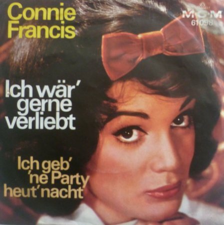 CONNIE FRANCIS - dtsch. Single-Disco