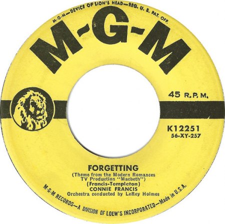 Connie Francis-Bio und die US-Singles