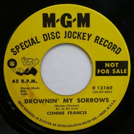 Connie Francis-Bio und die US-Singles