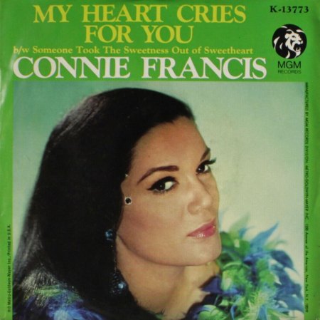 Connie Francis-Bio und die US-Singles