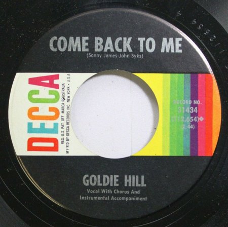 GOLDIE HILL