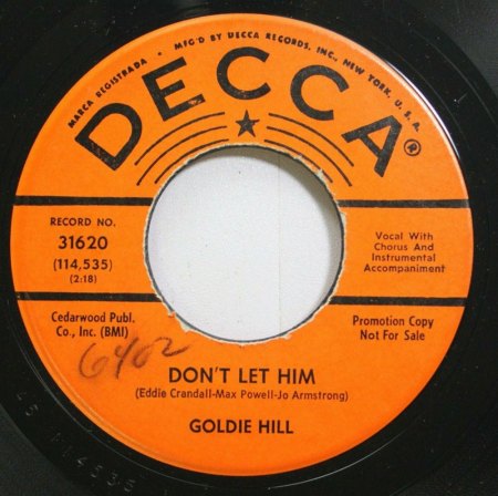 GOLDIE HILL