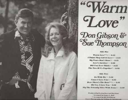DON GIBSON - Diskographie (+ LP-Scans)