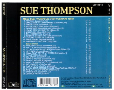 SUE THOMPSON