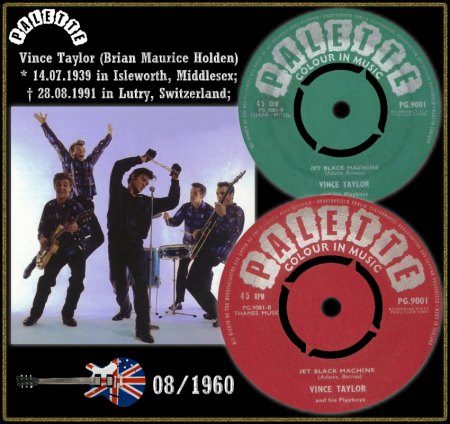 VINCE TAYLOR & HIS PLAYBOYS - JET BLACK MACHINE