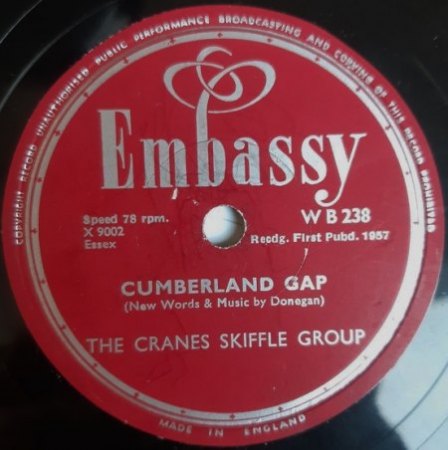 CRANES SKIFFLE GROUP - Skiffle Music