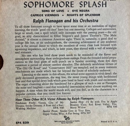 RALPH FLANAGAN & His Orchestra