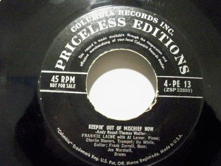 FRANKIE LAINE - seine Singles & Bio