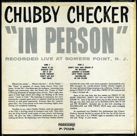 Chubby Checker LPs