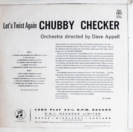 Chubby Checker LPs
