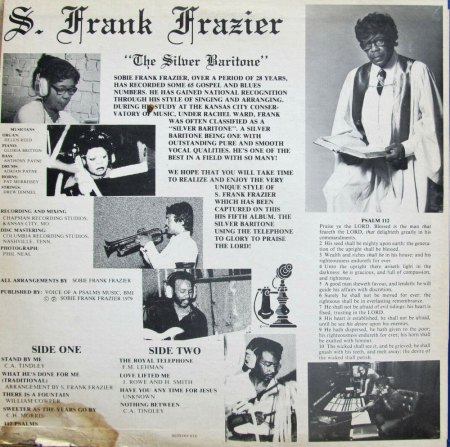 FRANK (SHAKE APLENTY) FRAZIER