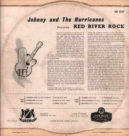 JOHNNY & THE HURRICANES -  LP's & CD's