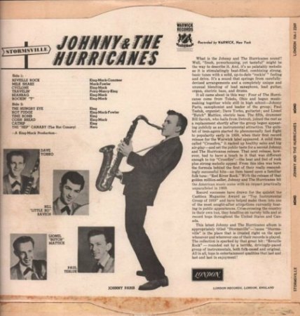 JOHNNY & THE HURRICANES -  LP's & CD's