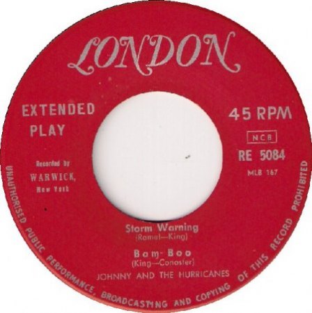 JOHNNY AND THE HURRICANES - Sweden London