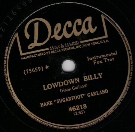 HANK GARLAND