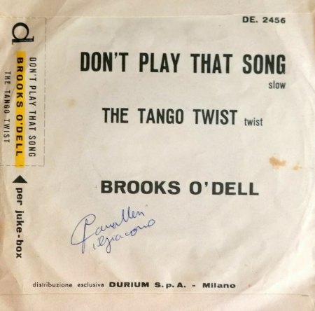 BROOKS O'DELL