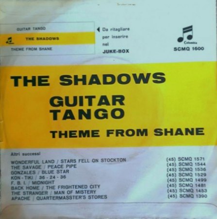 SHADOWS - GUITAR TANGO