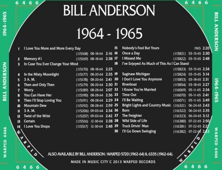 BILL ANDERSON