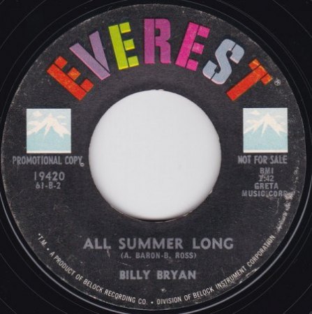 BILL(Y) BRYAN, aber nicht Gene Pitney