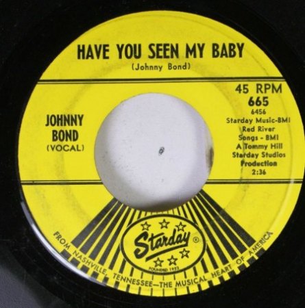 JOHNNY BOND