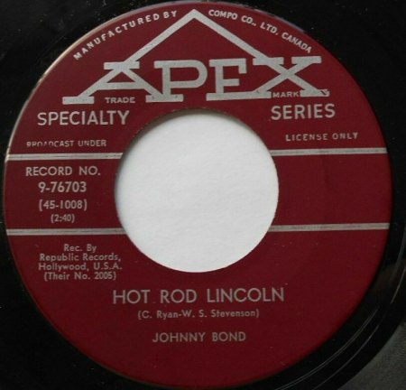 JOHNNY BOND