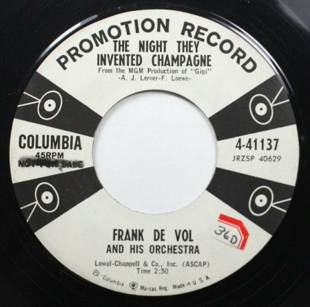 FRANK DE VOL