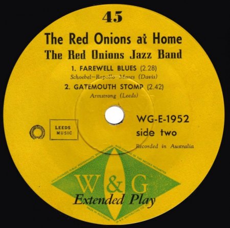 RED ONION JAZZ BAND - Australien