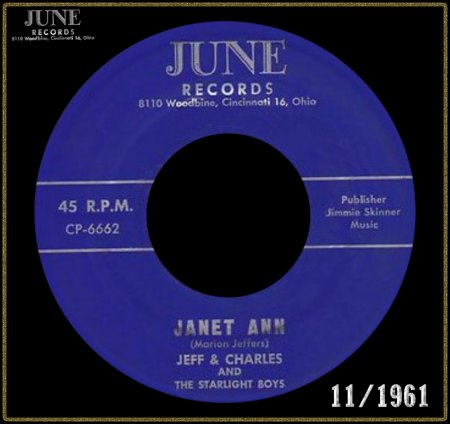 JEFF & CHARLES AND THE STARLIGHT BOYS - JANET ANN