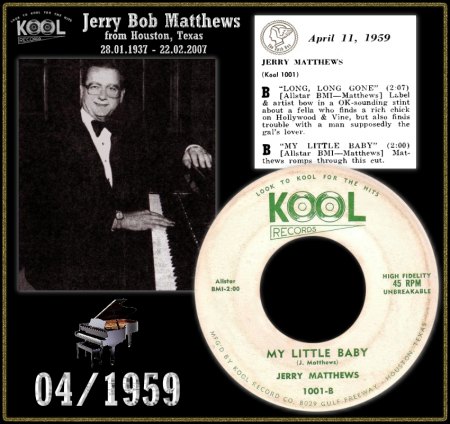 JERRY MATTHEWS - MY LITTLE BABY