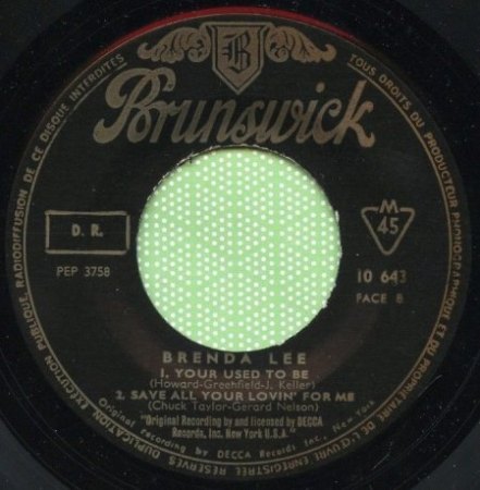 BRENDA LEE - französische EP's