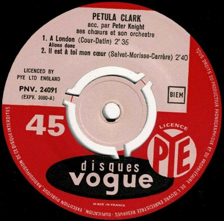 PETULA CLARK - Internationale Aufnahmen