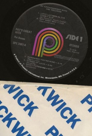 BOONE PAT - SEINE LP´S