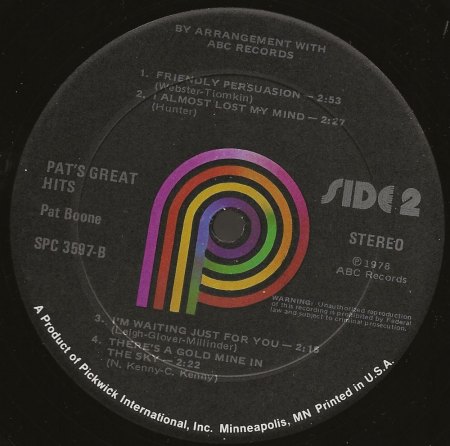 BOONE PAT - SEINE LP´S