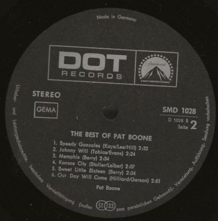 BOONE PAT - SEINE LP´S