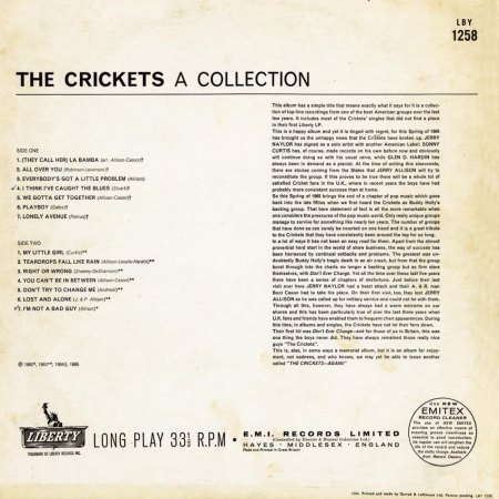 CRICKETS - ( weiße Gruppe )