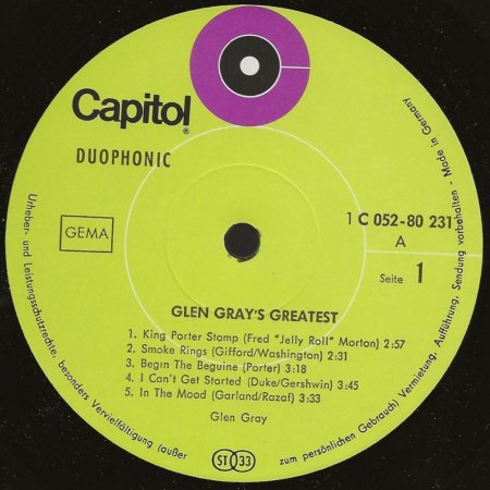 GLEN GRAY