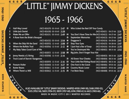 LITTLE JIMMY DICKENS
