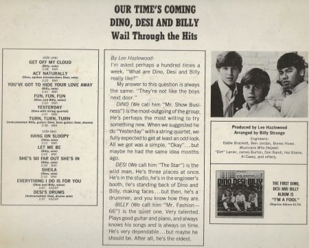 DINO, DESI & BILLY