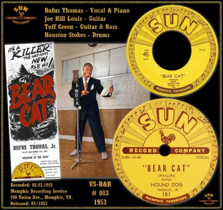 RUFUS HOUND DOG THOMAS JR - BEAR CAT