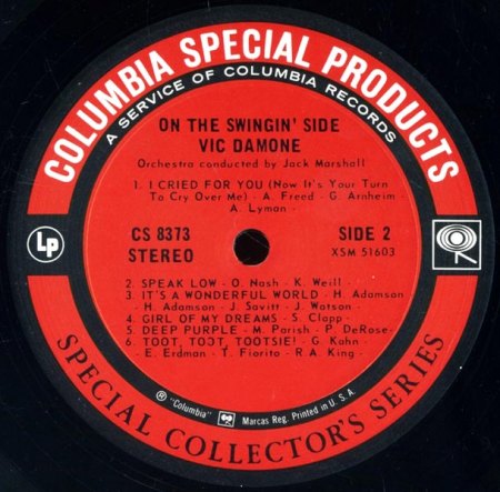 VIC DAMONE - Crooner