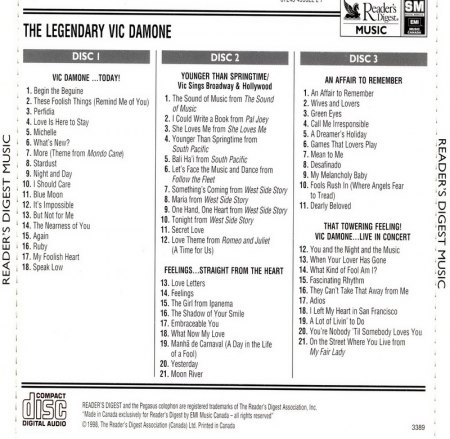 VIC DAMONE - Crooner