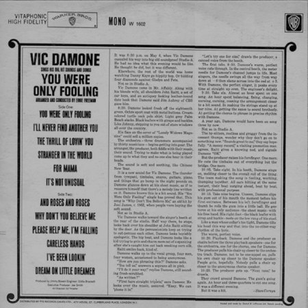 VIC DAMONE - Crooner