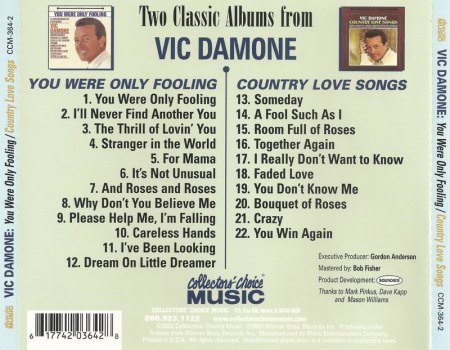 VIC DAMONE - Crooner