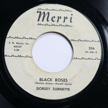 DORSEY BURNETTE - Kurz-Bio & Single-Disco