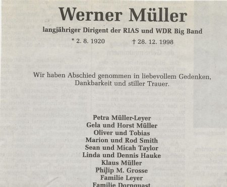 WERNER MÜLLER