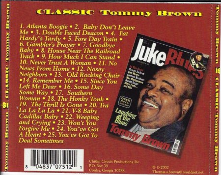 TOMMY BROWN - R & B