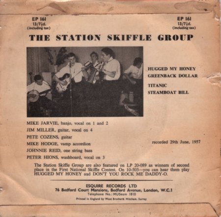 JIMMY MILLER & The Barbecues - Skiffle Music